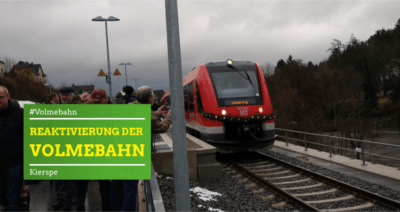 Reaktivierung der Volmebahn am 14.12.2019