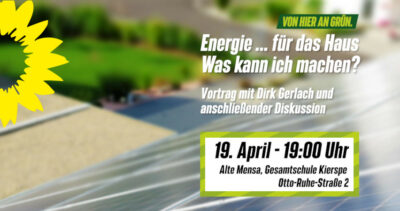 „Energie ... für das Haus - Was kann ich machen?“