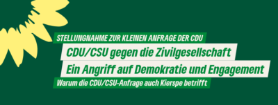 Angriff auf die Zivilgesellschaft: Warum die CDU/CSU-Anfrage auch Kierspe betrifft